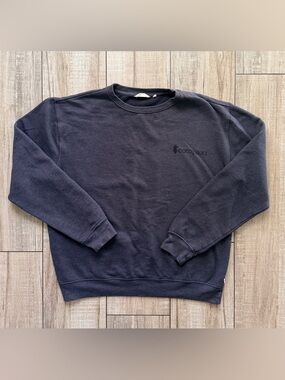 Cotopaxi Do Good Crewneck Sweatshirt Denim Blue Medium